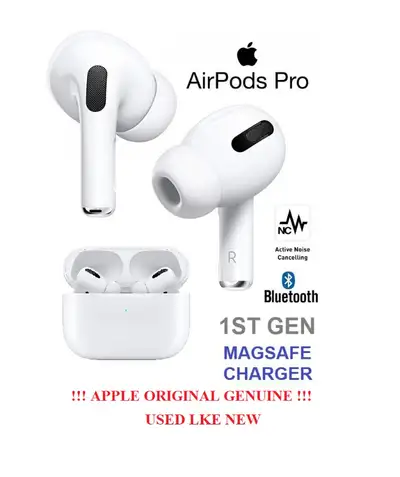 Apple Genuine AirPods Pro 1st Gen  In-Ear Wireless headphones, View more