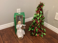Christmas Angel and Christmas Tree
