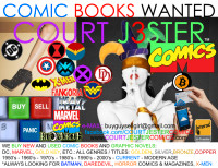 COMIC BOOKS WANTED