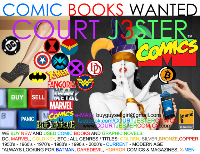COMIC BOOKS WANTED in Comics & Graphic Novels in City of Halifax