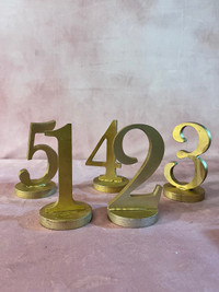 Table numbers - wooden