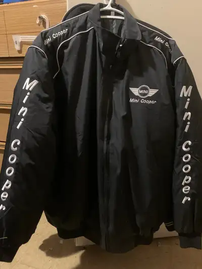 NEVER WORN 2X MINICOOPER JACKETS LG & XL ( fits smaller then size))
