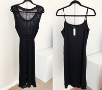 NWT - Parkhurst Crotchet Knit Sleeveless Women's Dress (Size L)