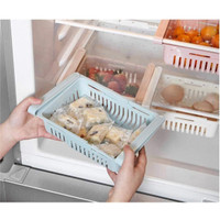 Food Storage Baskets Retractable Refrigerator Drawer Organizer 