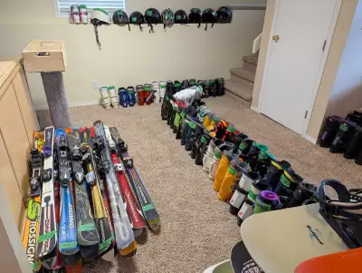 M, W, Fri. 4-7pm Open (Alt. Avail.) Refurb'd ski & board gear, View more