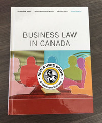 Business Law in Canada 10E Yates 9780132164412