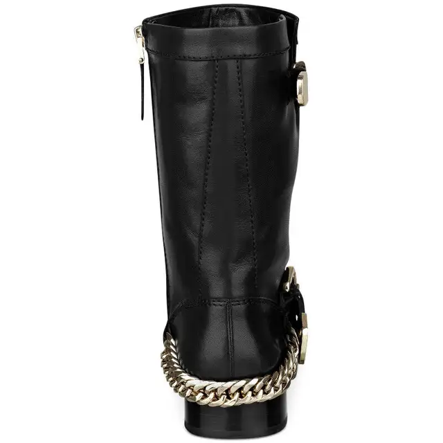 Women Guess Leather Moto Boot, with gold chain in Women's - Shoes in City of Toronto - Image 5