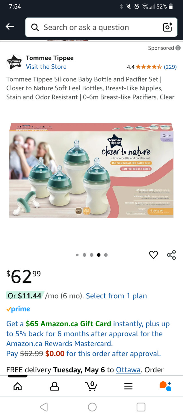 Silicone baby bottle set in Feeding & High Chairs in Ottawa - Image 3