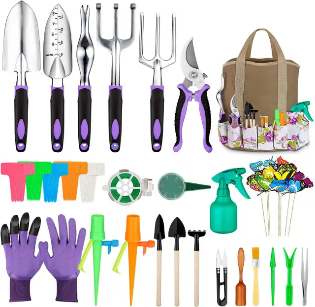 NEW Garden Tools Set 83 Piece, Succulent Included, Heavy Duty in Outdoor Tools & Storage in London - Image 2