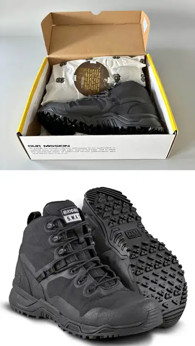 ORIGINAL S.W.A.T. Alpha Fury 6" Tactical Boots - Size 7.5, View more