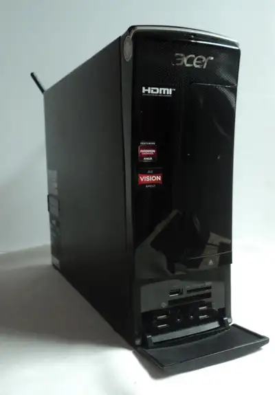 Desktop PC Acer Aspire X3470, AMD A6-3620 2.20Ghz CPU, 8GB PC3 RAM, 1TB Hard Drive, DVD-RW, Windows...