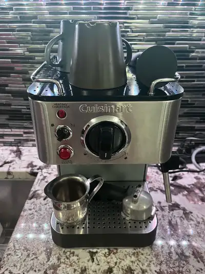 Cuisinart Espresso Maker and milk frother, View more
