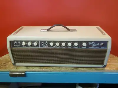 1962 Fender Band Master 6G7-A ampli vintage amp, View more