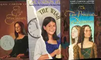 Gail C Levine's books (Ella Enchanted, 2 princesses, the Wish)