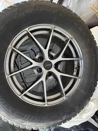 Off a Nissan Murano 2020 Alloy rims excellent shape tire’s mainly in town driving.