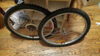 24 inch bike wheels, with tires