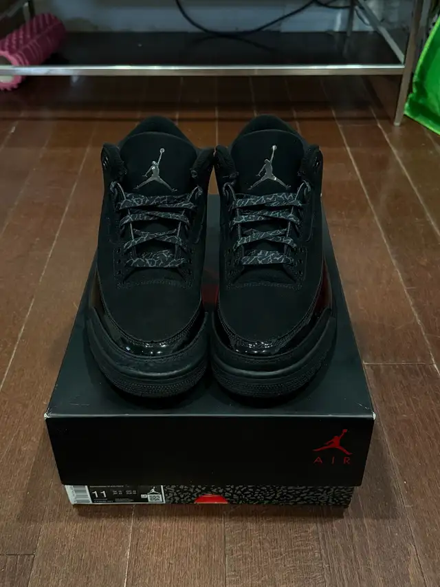 Jordan 3 Black Cat 2025 in Men's Shoes in City of Toronto - Image 2