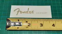 Fender Jaguar Headstock Waterslide Logo