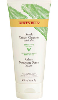 Burt’s Bees Sensitive Facial Cream Cleanser, Daily Face Wash for