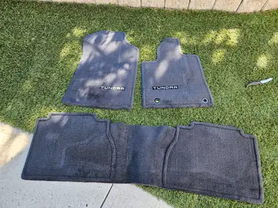 2014 - 2021 "NEW, NEVER USED" FACTORY MAT SETS, SUMMER CARPETED, WINTER RUBBER, STILL IN BAGS, BLACK...