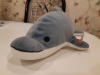 Vintage Ty Glide Plush Dolphin 1990s
