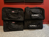 QSC and Gator speaker bags for 10 inch powered monitor