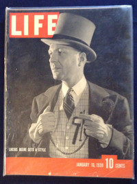 Life 1939 january 16 Lucius Beebe sets a style