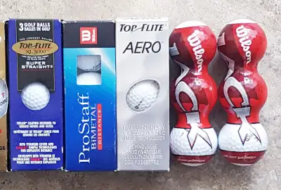 Mint condition new/found golf balls & chipping/pitching net set, View more