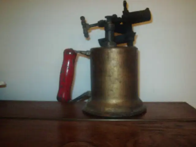 2 - Antique “ BUTLER -100 “ BRASS BLOWTORCH - GAS63417654818177121