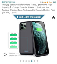 Battery case for iPhone 11 Pro