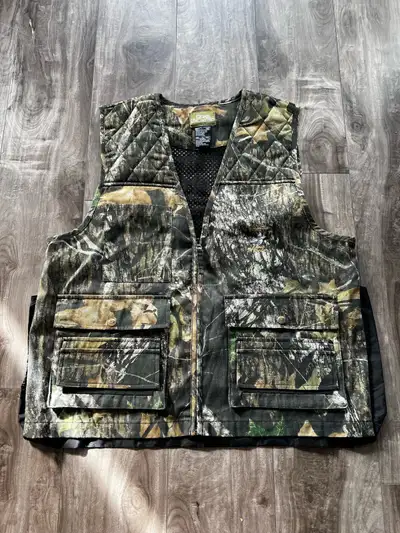 Qual Unlimited Camo Vintage Hunting VestMen's M, View more