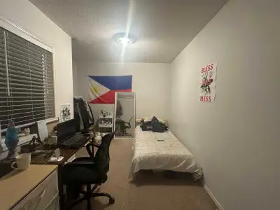 Room for rent, just minutes away from York University. Females are preferred, as the room has a shar...