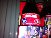Leafs / Habs Coke Bottle