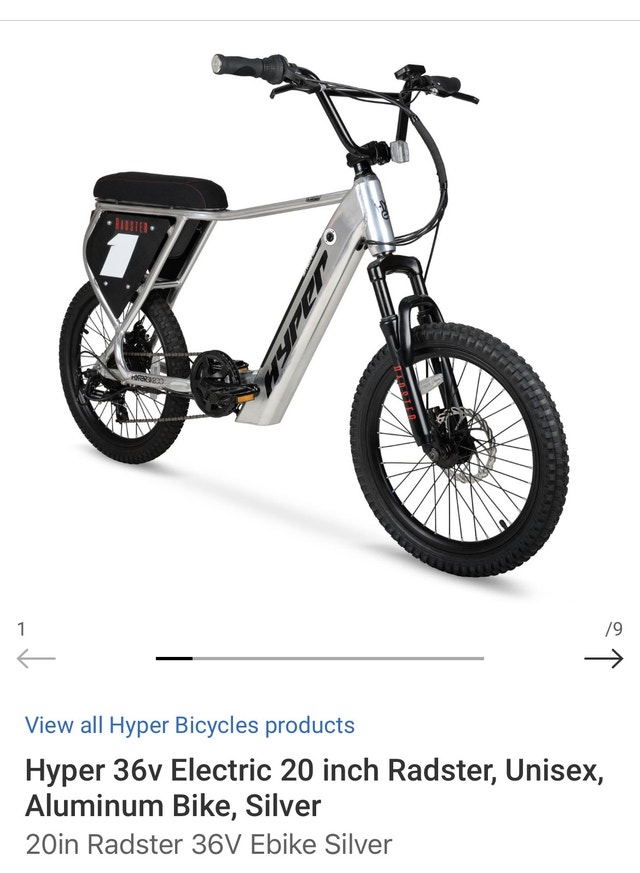 Hyper 36V Electric 20inch Redster Bike eBike Kitchener / Waterloo