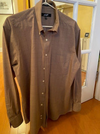 Men's light brown shirt size large