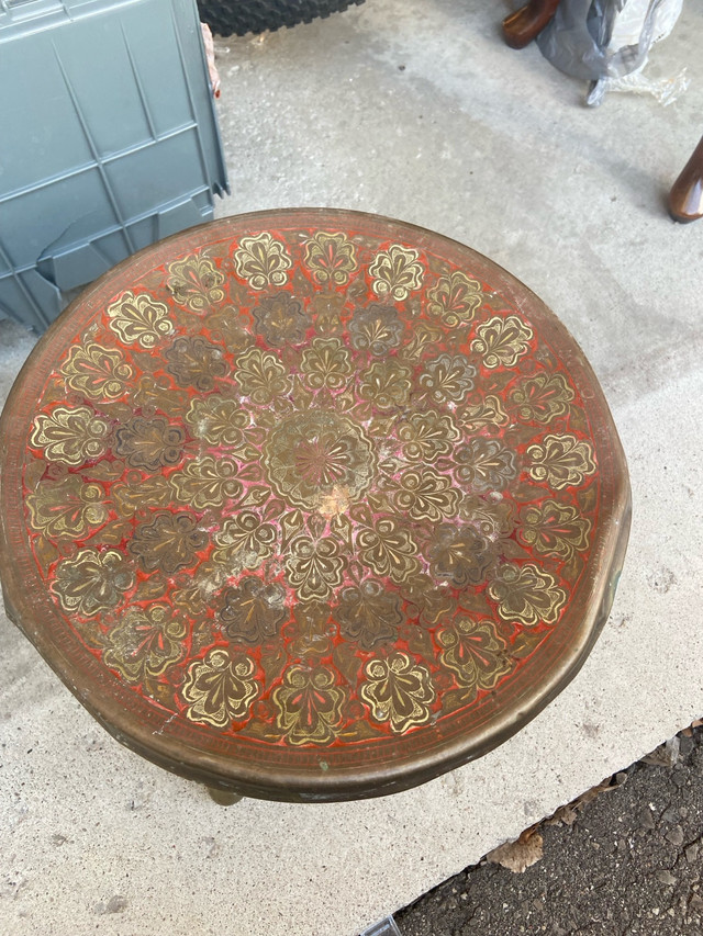 Indian 3 leg antique stool  in Arts & Collectibles in Markham / York Region - Image 2