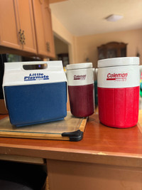 Coleman Thermos and Cooler 