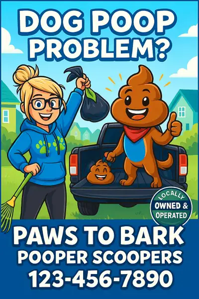 Dog POOP scooping for you , View more