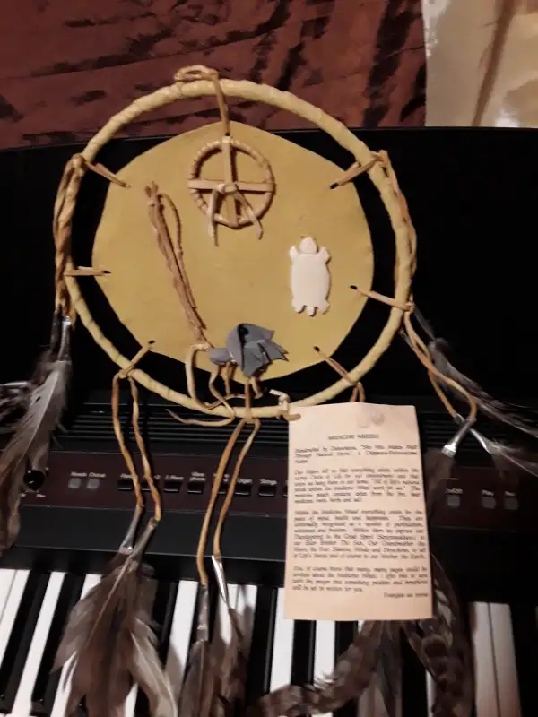 Native Rattle/Dream catcher/Bongo Drum set in Drums & Percussion in Ottawa - Image 7