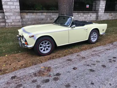 Fully restored TR250 in original colour Jasmine. Four speed transmission, 6 cylinder in excellent ru...
