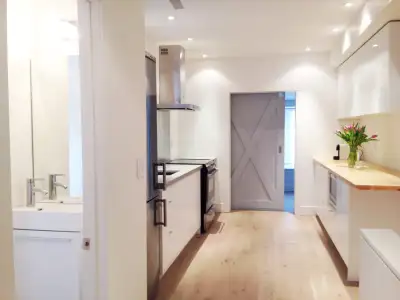 Welcome to this bright and beautifully laid-out 2-bedroom, 1.5-bath apartment in the heart of Leslie...