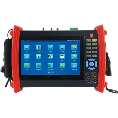 For On-Site Camera Testing Tests IP, Analog, and HD Analog Cameras 7" LCD Touchscreen Supports 1080p...