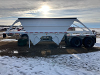 Crossdump gravel trailer