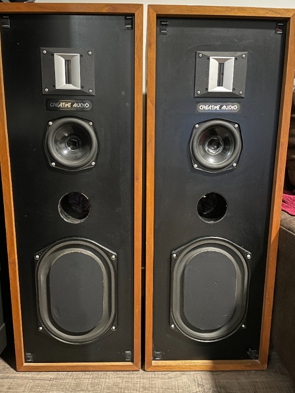 Custom made speakers KEF drivers, flat ribbon tweeters Speakers Calgary Kijiji