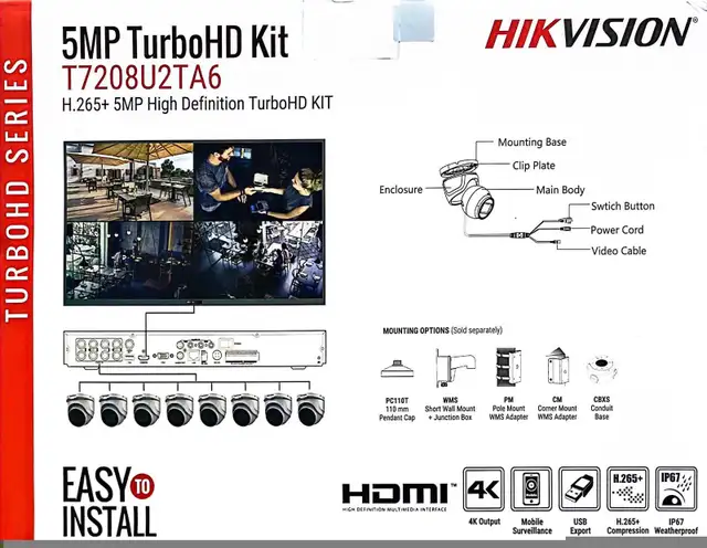 Hilook TK-6285TC-MC Kit Available @ Angel Electronics Mississaua in Security Systems in Mississauga / Peel Region - Image 10