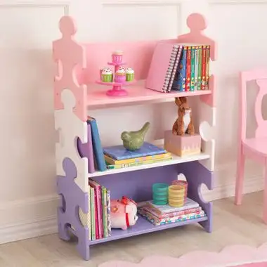 Kidkraft Puzzle Bookshelf Pastel for Kids/Toddlers, EUC, View more