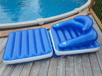 Inflatable pool easy chair