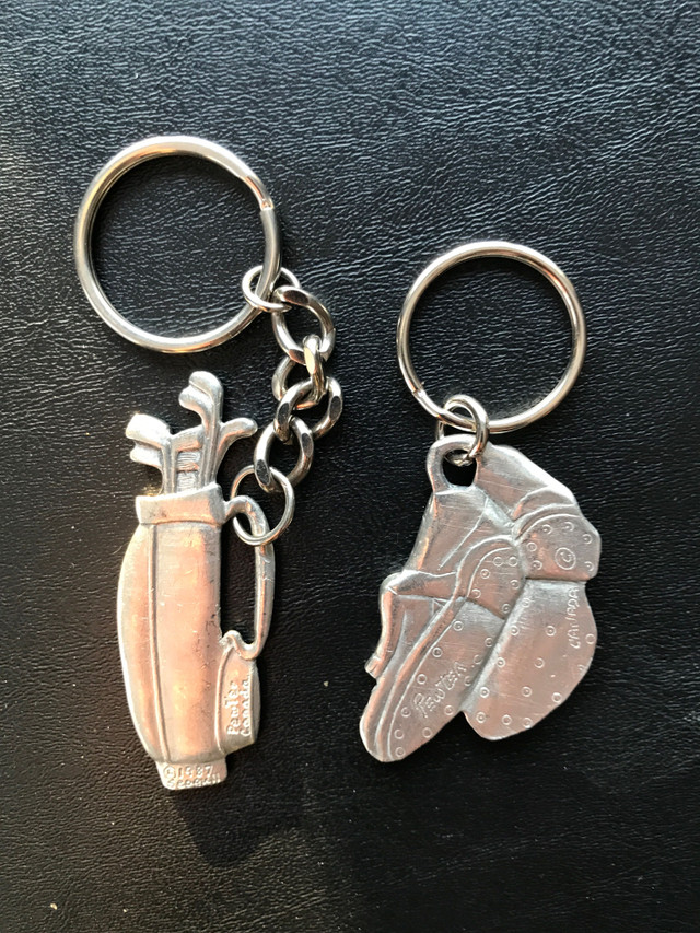 NS Seagull Pewter Golf Bag/Clubs & Pewter Golf Shoes Key Chains in Golf in Bedford - Image 2