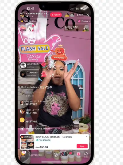Hiring Influencer for Tiktok Live , View more