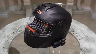 1- There is two visors for this helmet, both an external and an internal shield that can slid up and...